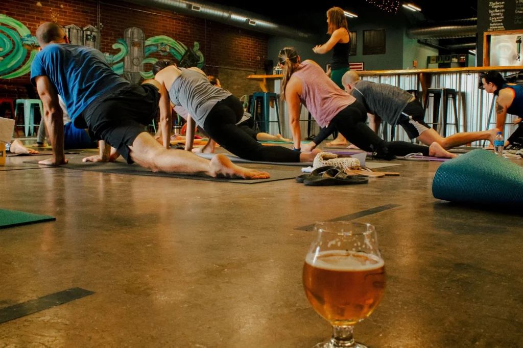 Beer Yoga