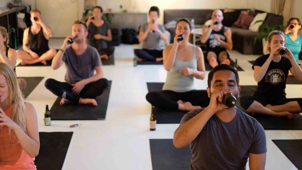 Beer Yoga 3