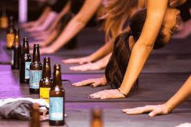 Beer yoga 4